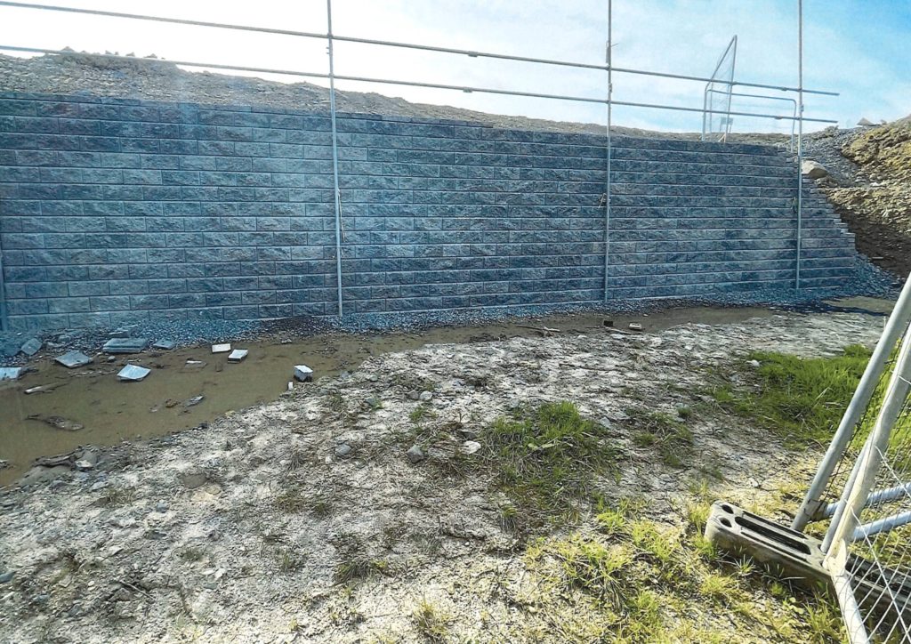 Down High School - Case Study - Retain Solutions - retaining wall systems - retaining wall specialists
